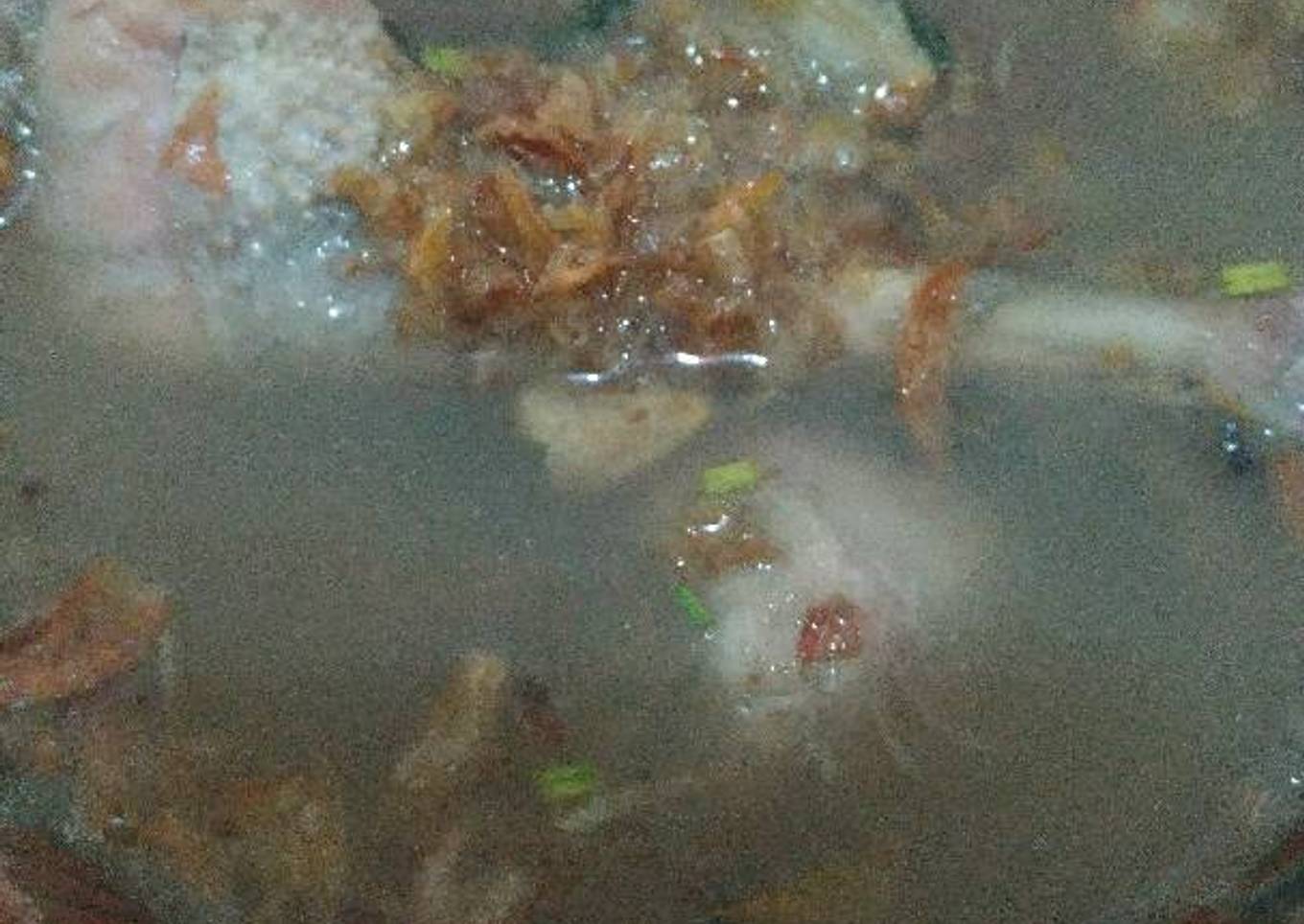 Soup ayam kampung klaten ala pak min (non MSG)