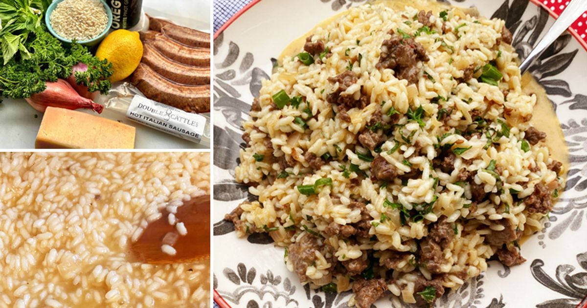Resep Wagyu Italian Sausage Risotto with Fresh Herbs Enak,... - foto hasil masakan