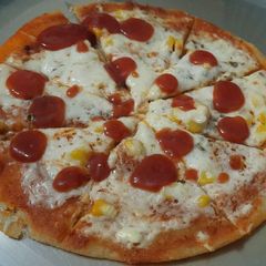 No Yeast Cheese burst Pizza A picture of No Yeast Cheese burst Pizza.