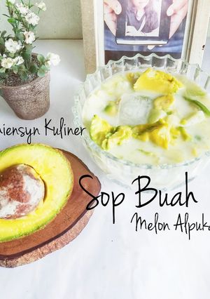 Foto resep Sop Buah Melon Alpukat