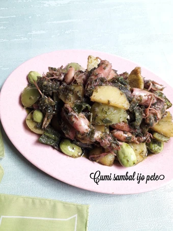 Recipe Cumi sambal ijo pete the Awesome  Makes you drool