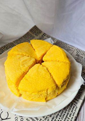 南瓜米蛋糕 的食譜成品照片