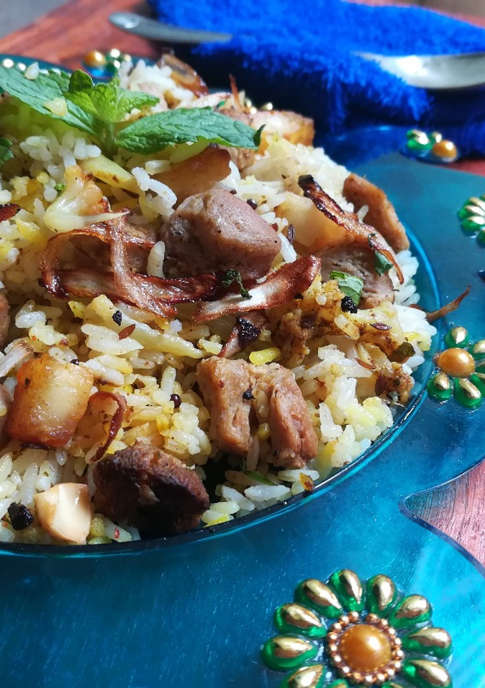सोया चंक्स बिरयानी (Soya Chunks Biryani recipe in Hindi) रेसिपी मुख्य फोटो