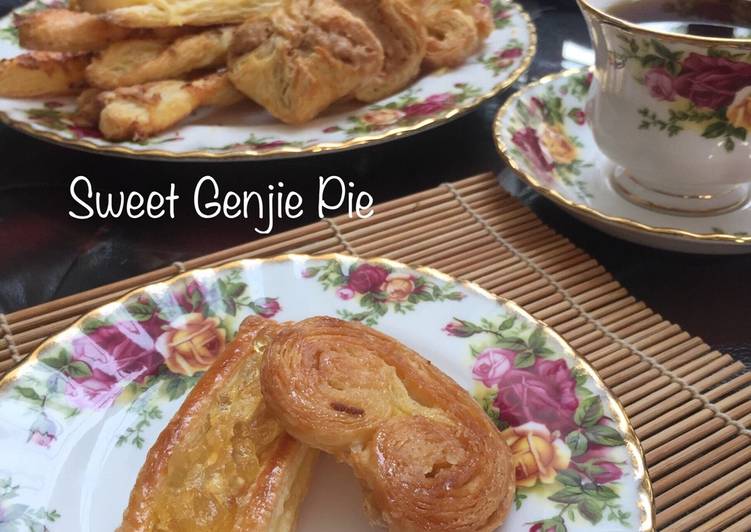 Langkah Mudah untuk Membuat Sweet Genjie Pie #kamismanis, Enak Banget