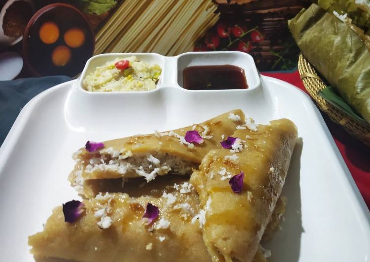 Simple Way to Make Favorite Nolen gur erenduri pitha