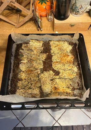 Zöldfűszeres tőkehalfilé pangó morzsás édes burgonyával - FM konyhája recept fotója
