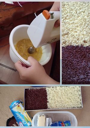 Foto resep Banana Cheese n Chocolate Cake