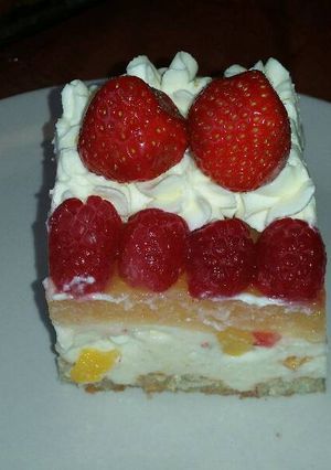 A picture of Light fruit cake.