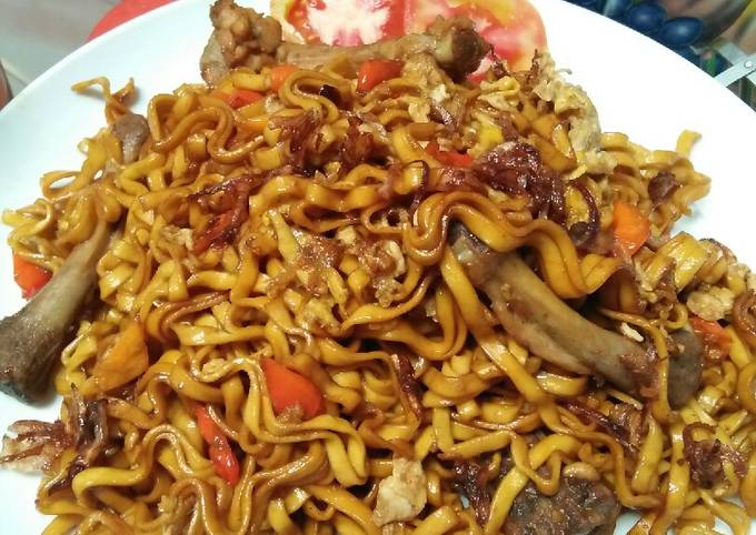 Mudah Banget Masakan Resep Bakmie Goreng Jawa Tulang Ayam