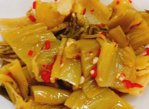 Hình của món Muối dưa cải ngày tết.