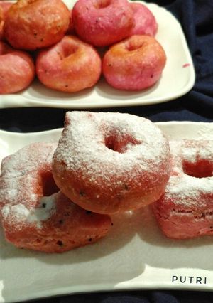 Foto resep Donat buah naga