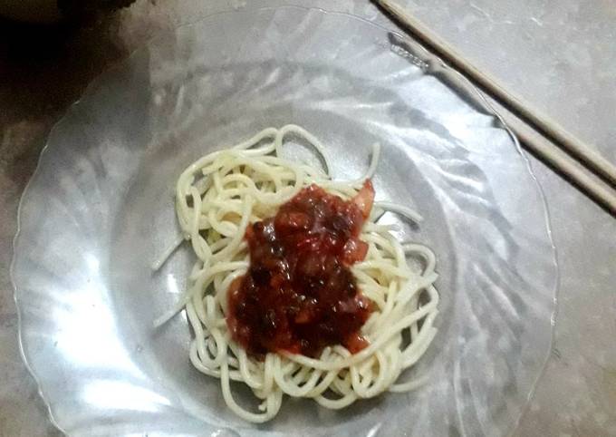 Cara Gampang Menyiapkan Spaghetti bolognese(homemade sauce), Bikin Ngiler