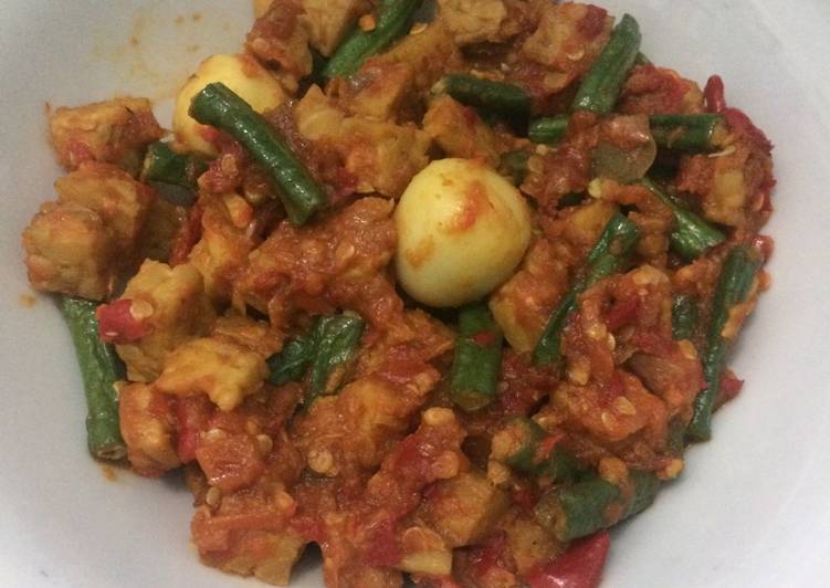 Balado Tempe Kacang Telur (Tekate)