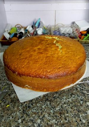 A picture of Vanilla naked cake.