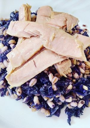 Foto di Insalata di Cavolo Viola e Tonno