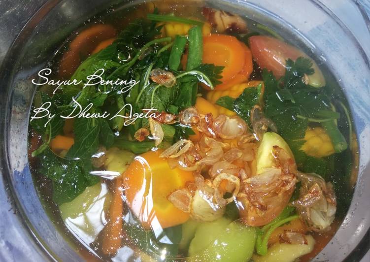 Resep Sayur Bening, Lezat