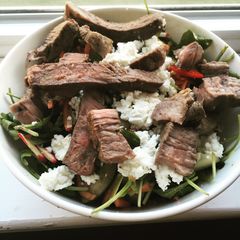 A picture of Steak Salad.