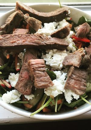 A picture of Steak Salad.