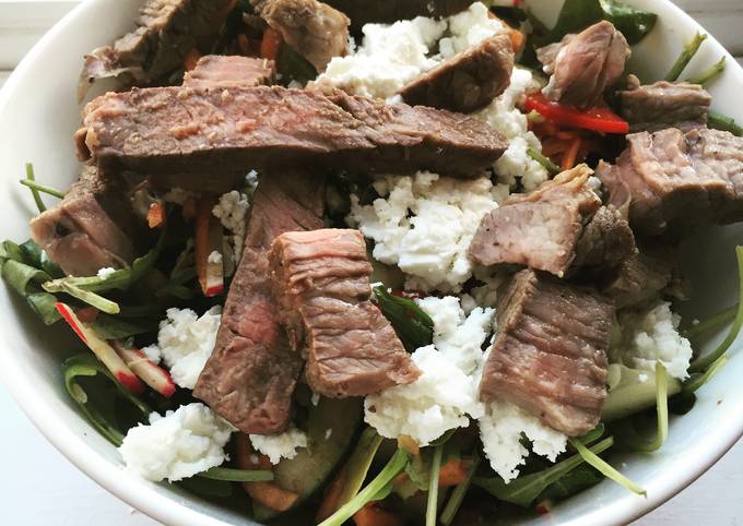 Recipe of Homemade Steak Salad
