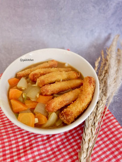 Foto resep Chicken Nugget Curry Udon (Ekonomis)