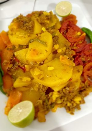 عکسی از دستور شام رژیمی ساده