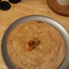 A picture of Chicken pot pie.
