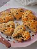 Heart Scone Choco Chips