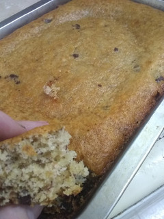 Una foto de Torta de banana con chocolate