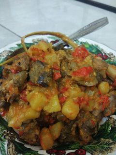 Foto resep Ampela ati balado