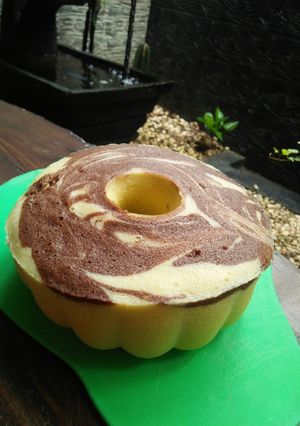 Foto resep Bolu belang kukus