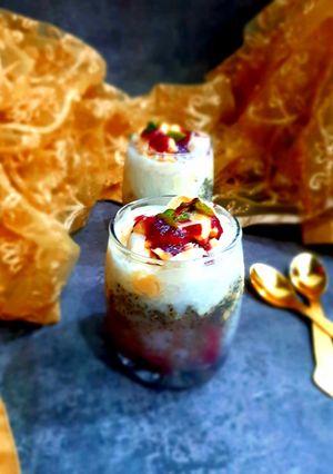 A picture of Rabri falooda.