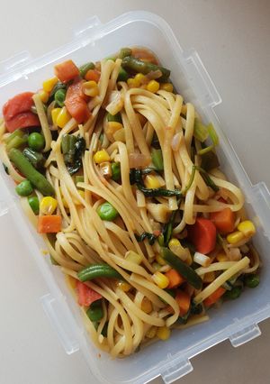 Foto resep Mie Sayur Sosis