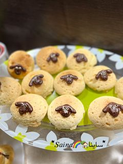 عکسی از دستور نون خامه‌ای کراکلین Choux au Craquelin