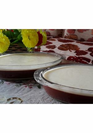 Foto resep Puding coklat vla susu