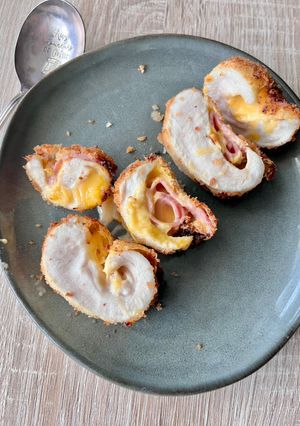 Une photo de Cordon bleu roulé maison