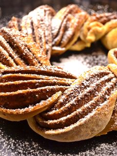 Fahéjas koszorú recept fotója
