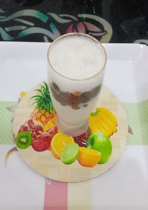 A picture of Banana milk shake.