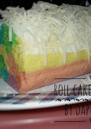Foto resep Roll cake rainbow