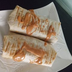 A picture of Dynamite Chicken Wraps.