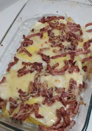 Foto principal de Patatas con bacon y queso al estilo Fosters
