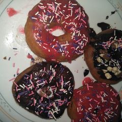 Homemade donuts A picture of Homemade donuts.