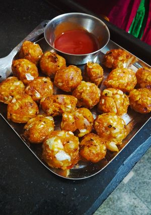 A picture of Veg balls.