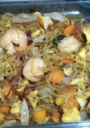 Foto resep Bihun goreng udang