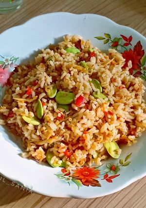 Foto resep Nasi goreng teri pete