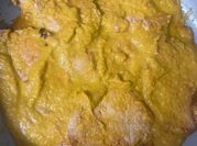 Una foto de lomo en salsa verde