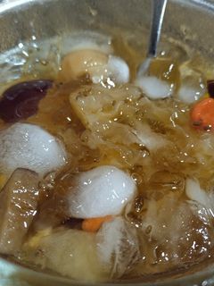 Foto resep Peach gum dessert
