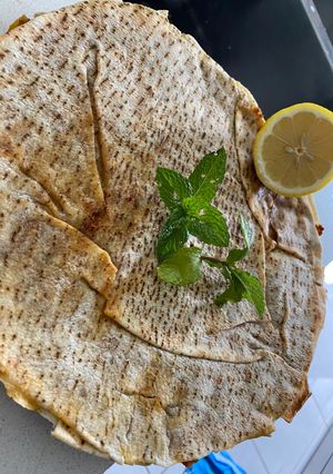 A picture of Sfiha (Lebanese Meat Pies).