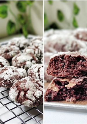 Foto resep Chocolate Crinkle Cookies