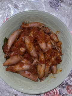 Foto resep Sambal Cumi Asin Telur