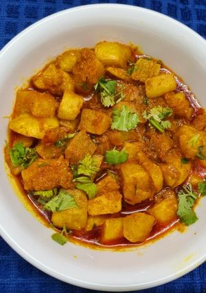 A picture of Spiced Turnip Masala.